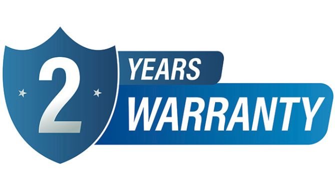 Warranty 2 years