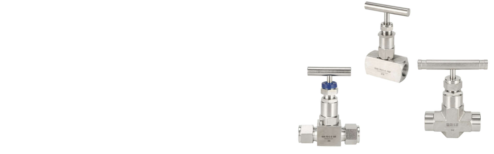 6000 psi needle valve