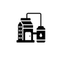 Dairy processing lines icon