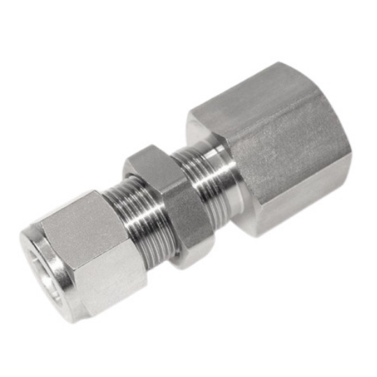 Bulkhead female connector