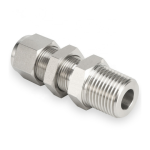 Bulkhead male connector