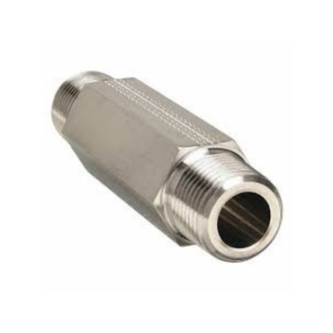 SS hex long nipple