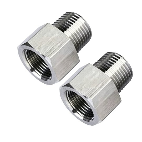 Male-female reducing adapter