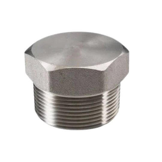 Solid hex plug