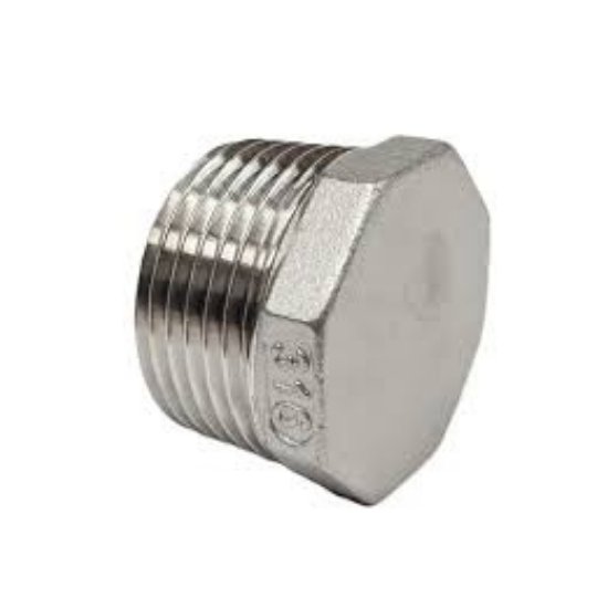 Stainless steel hex plug